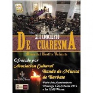 XIII Concierto Cuaresmal &quot;Memorial Basilio Valencia&quot;