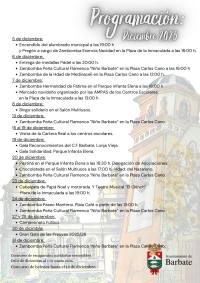 Programación navidad